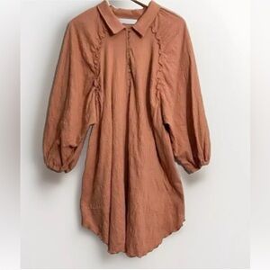 Free People Terracotta Midi Dress/Coverup